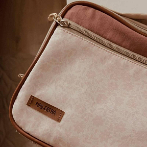 Сумка для ланча Mrs. Ertha "Bouquet Silhouette", цветочный эскиз